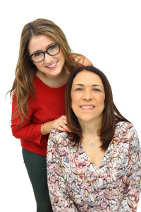 Taís (de óculos) e Roberta Bento: filha e mãe criadoras do projeto "Socorro, meu filho não gosta de estudar!"