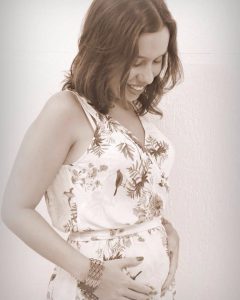 Com 15 semanas de gravidez. Foto: Luciana Carneiro